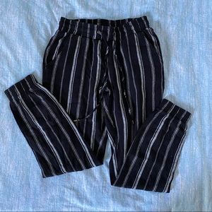 Printed Cuffed Drawstring Pants